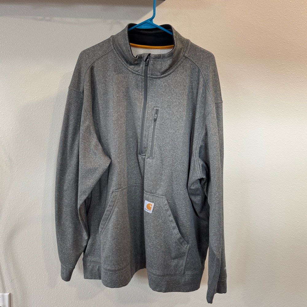 Carhartt Half Zip Sweatshirt - Size 3XL